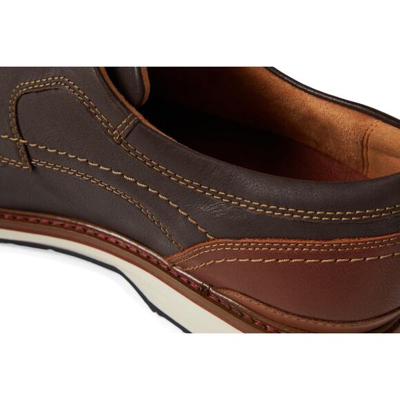 NWT  Clarks Men's Monahan Plain Oxford, Brown Leather, 8.5 - Picture 5 of 7